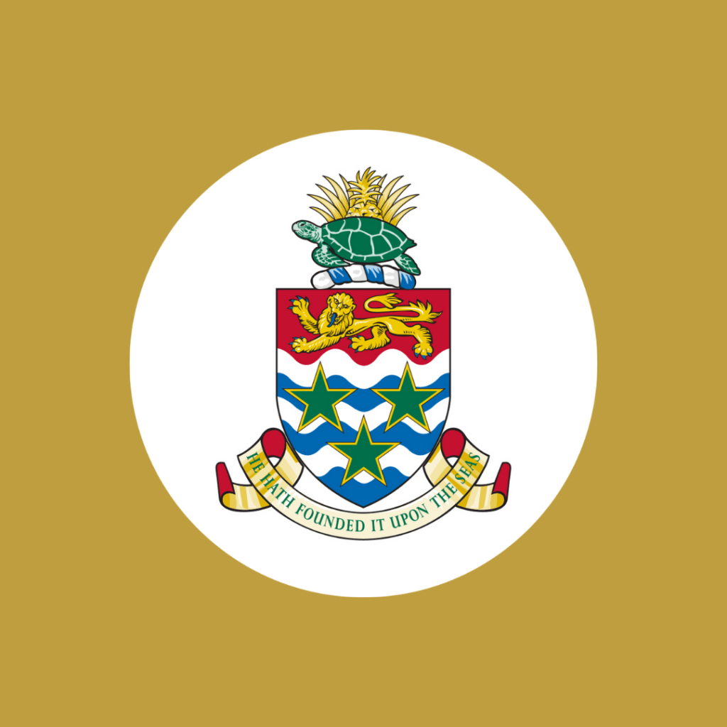 Image of the crest of the Cayman Islands Government